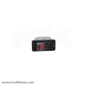 Rocker Sw Fwe Lighted Red